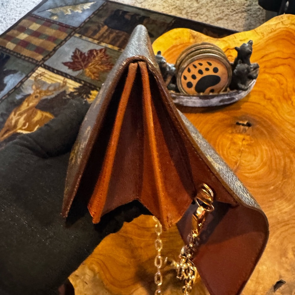 Louis Vuitton monogram long Sarah wallet converted to Crossbody vintage - Picture 12 of 15
